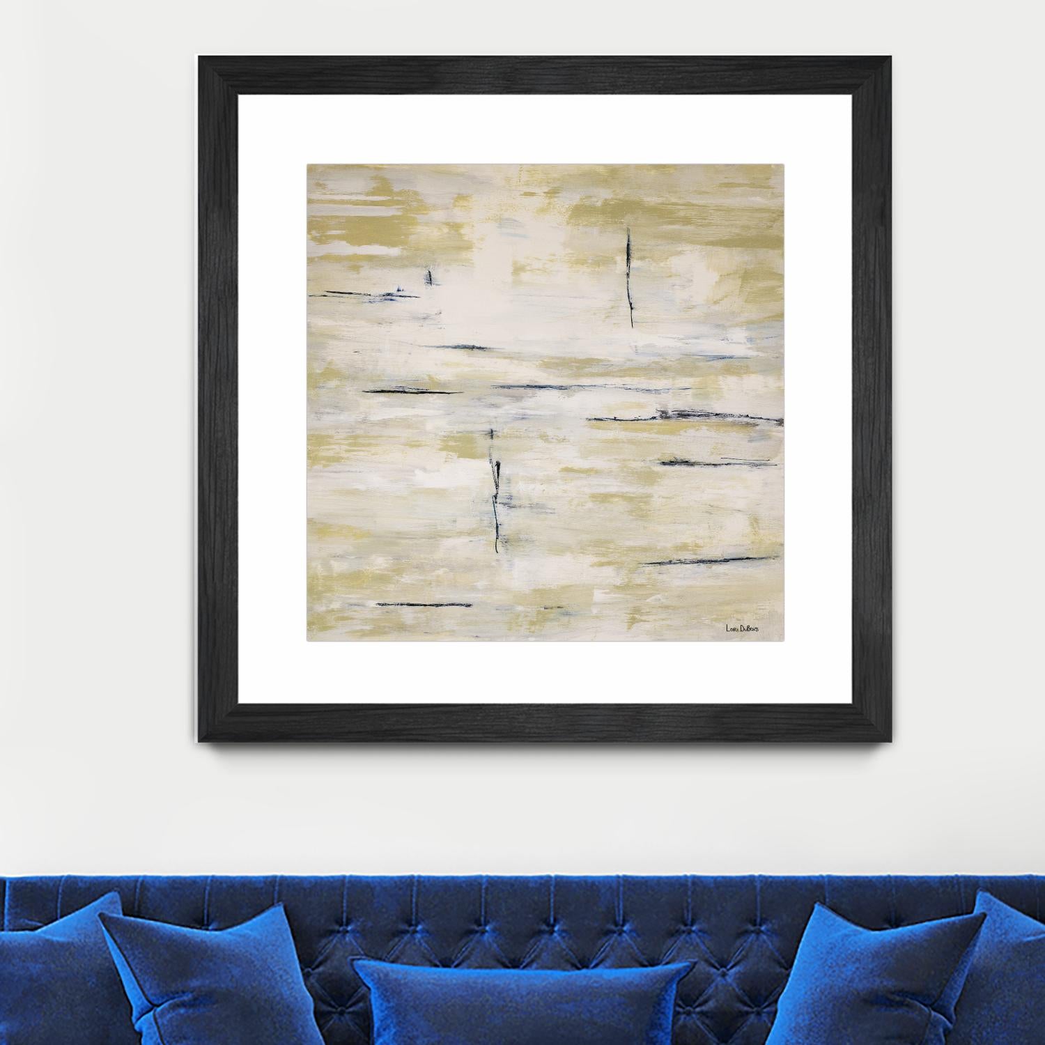 RainWater - Beige by Lori Dubois on GIANT ART - beige abstract ton sur ton