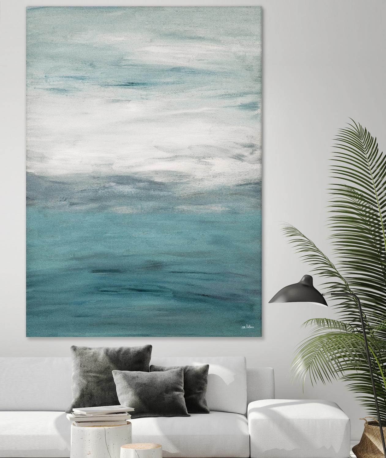 Infinity – Pool - 2 by Lori Dubois on GIANT ART - blue abstract transparence