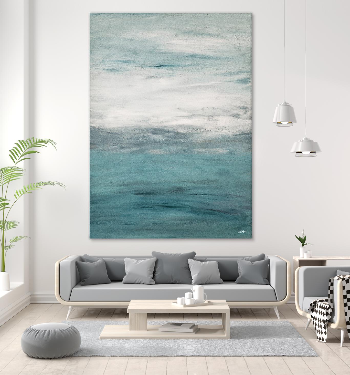 Infinity – Pool - 2 by Lori Dubois on GIANT ART - blue abstract transparence