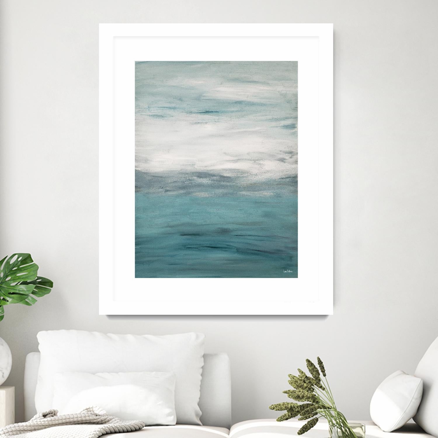 Infinity – Pool - 2 by Lori Dubois on GIANT ART - blue abstract transparence