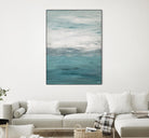 Infinity – Pool - 2 by Lori Dubois on GIANT ART - blue abstract transparence