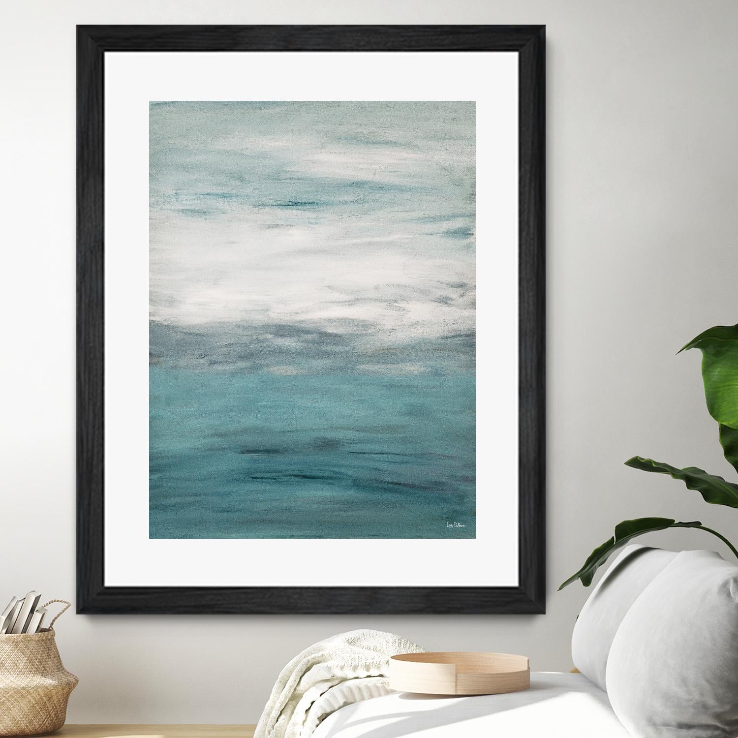 Infinity – Pool - 2 by Lori Dubois on GIANT ART - blue abstract transparence