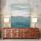 Infinity – Pool - 2 by Lori Dubois on GIANT ART - blue abstract transparence