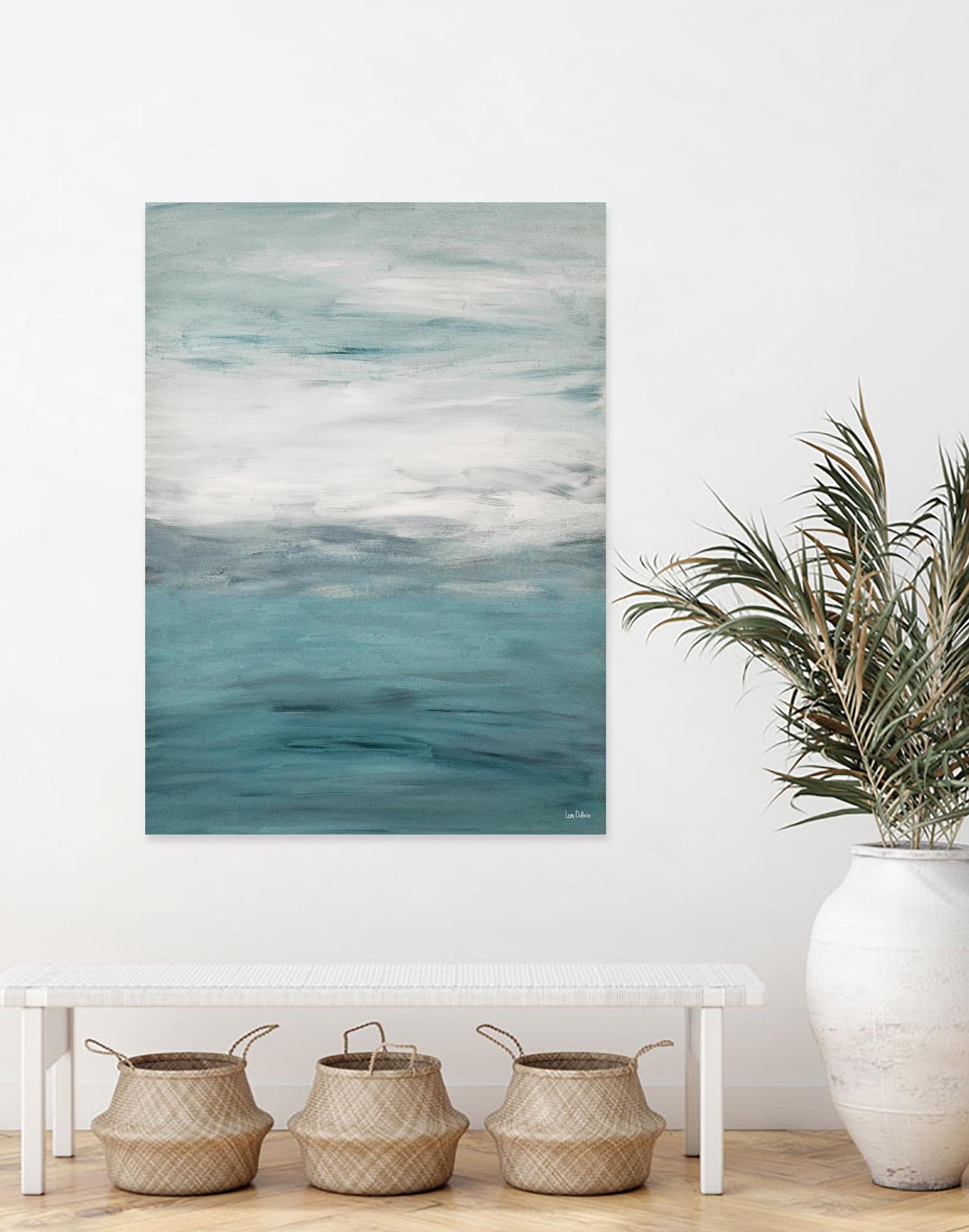 Infinity – Pool - 2 by Lori Dubois on GIANT ART - blue abstract transparence