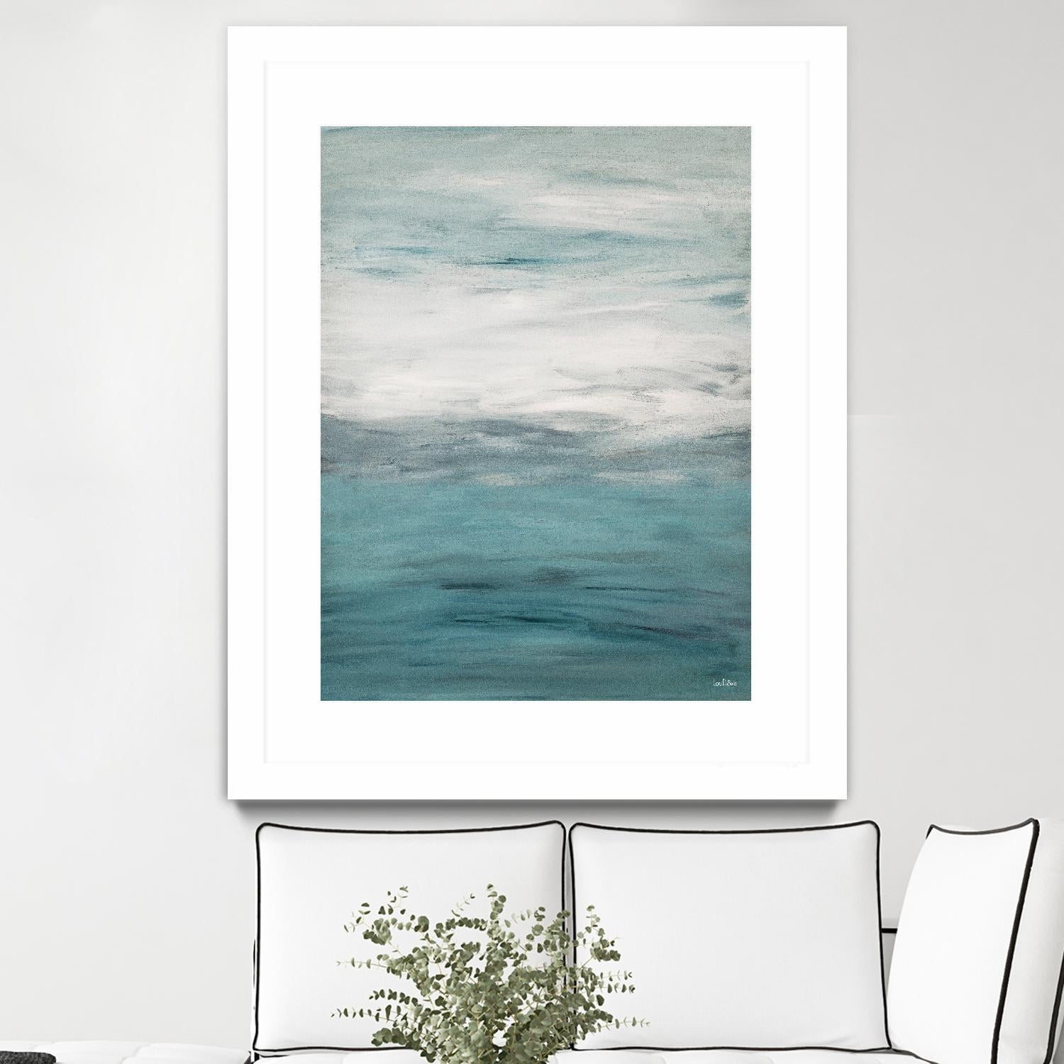 Infinity – Pool - 2 by Lori Dubois on GIANT ART - blue abstract transparence