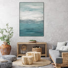 Infinity – Pool - 2 by Lori Dubois on GIANT ART - blue abstract transparence