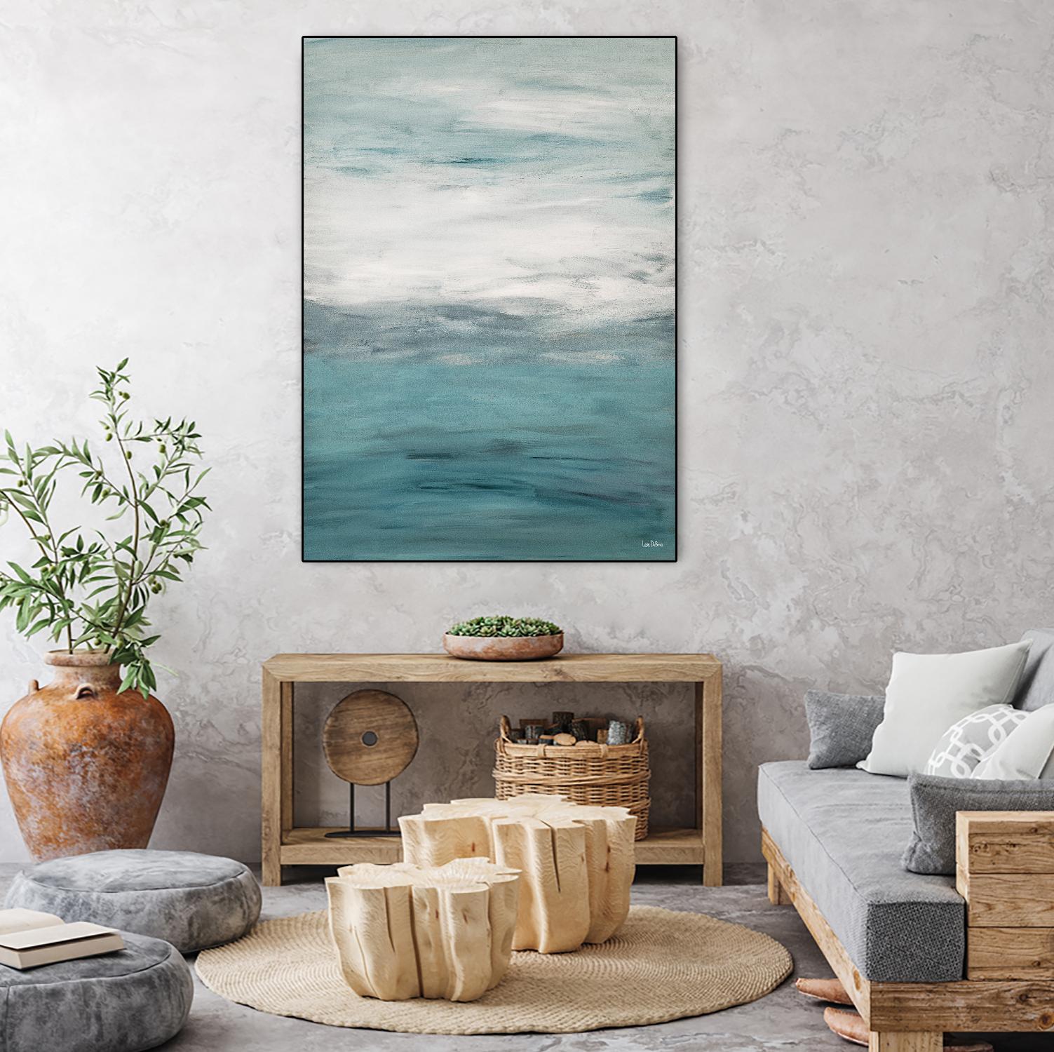 Infinity – Pool - 2 by Lori Dubois on GIANT ART - blue abstract transparence