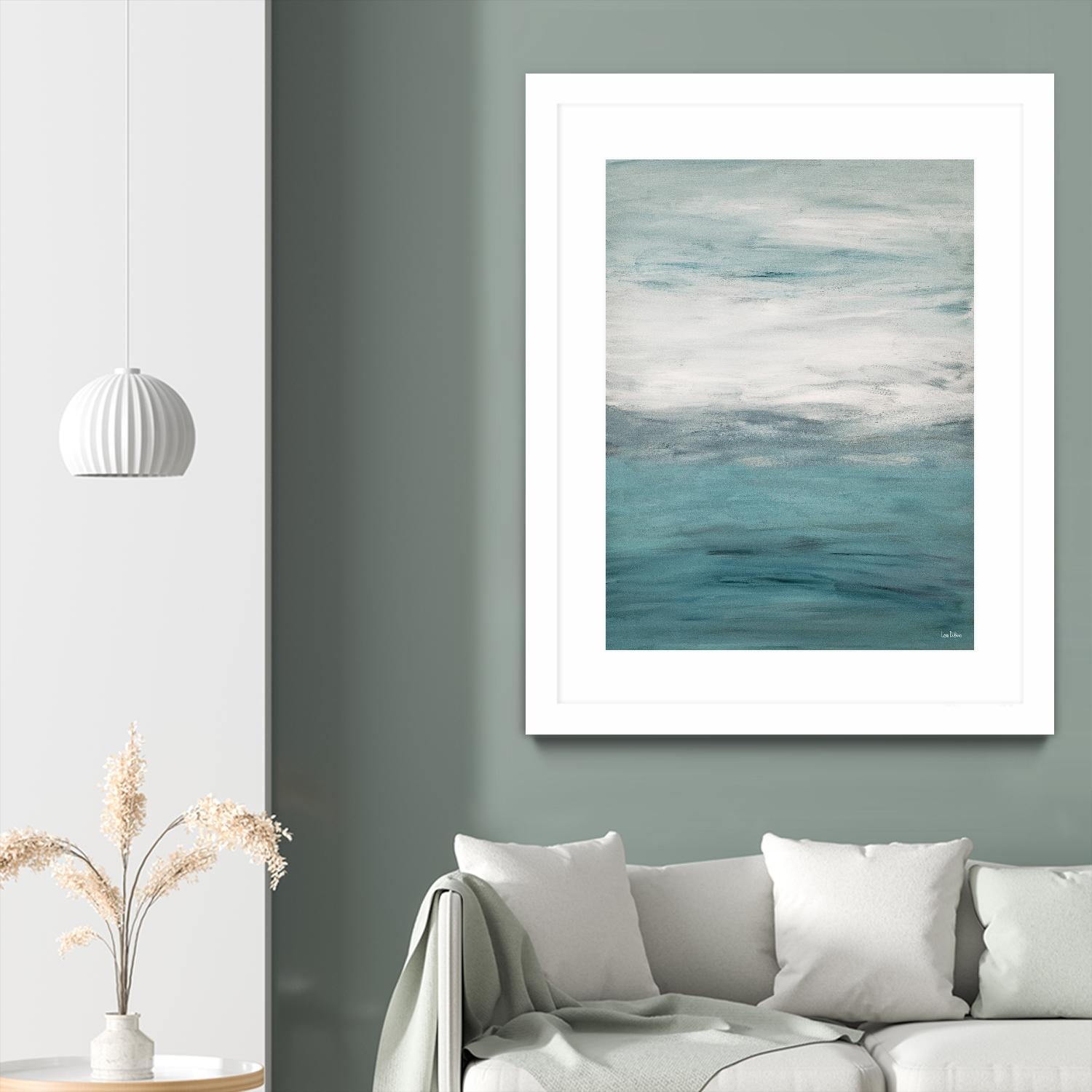 Infinity – Pool - 2 by Lori Dubois on GIANT ART - blue abstract transparence