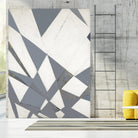 Nautical Flags – Gray - 1 by Lori Dubois on GIANT ART - grey abstract forme géométrique