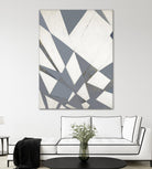 Nautical Flags – Gray - 1 by Lori Dubois on GIANT ART - grey abstract forme géométrique