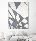 Nautical Flags – Gray - 1 by Lori Dubois on GIANT ART - grey abstract forme géométrique