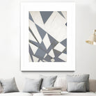 Nautical Flags – Gray - 1 by Lori Dubois on GIANT ART - white shapes artistes du québec