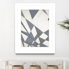 Nautical Flags – Gray - 1 by Lori Dubois on GIANT ART - white shapes artistes du québec