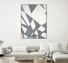 Nautical Flags – Gray - 1 by Lori Dubois on GIANT ART - grey abstract forme géométrique