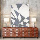 Nautical Flags – Gray - 1 by Lori Dubois on GIANT ART - white shapes artistes du québec