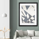 Nautical Flags – Gray - 1 by Lori Dubois on GIANT ART - white shapes artistes du québec