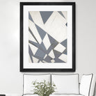 Nautical Flags – Gray - 1 by Lori Dubois on GIANT ART - white shapes artistes du québec