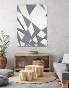 Nautical Flags – Gray - 1 by Lori Dubois on GIANT ART - white shapes artistes du québec