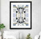 AzureEdge by Lori Dubois on GIANT ART - beige linear artistes du québec