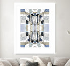 AzureEdge by Lori Dubois on GIANT ART - beige linear artistes du québec