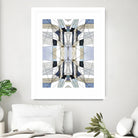 AzureEdge by Lori Dubois on GIANT ART - beige linear artistes du québec