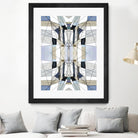 AzureEdge by Lori Dubois on GIANT ART - beige linear artistes du québec