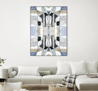 AzureEdge by Lori Dubois on GIANT ART - beige linear black & white