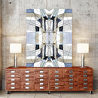 AzureEdge by Lori Dubois on GIANT ART - beige linear artistes du québec