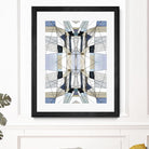 AzureEdge by Lori Dubois on GIANT ART - beige linear artistes du québec