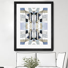 AzureEdge by Lori Dubois on GIANT ART - beige linear artistes du québec