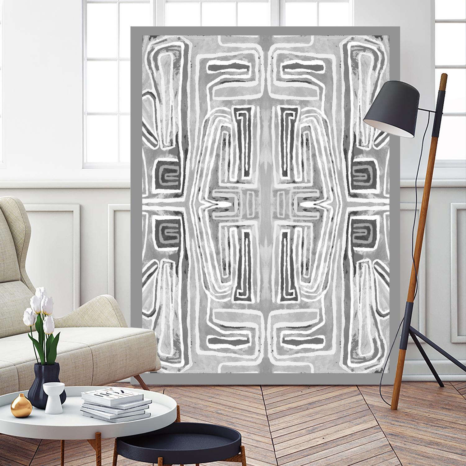 Dynasty-II by Lori Dubois on GIANT ART - white linear gray border