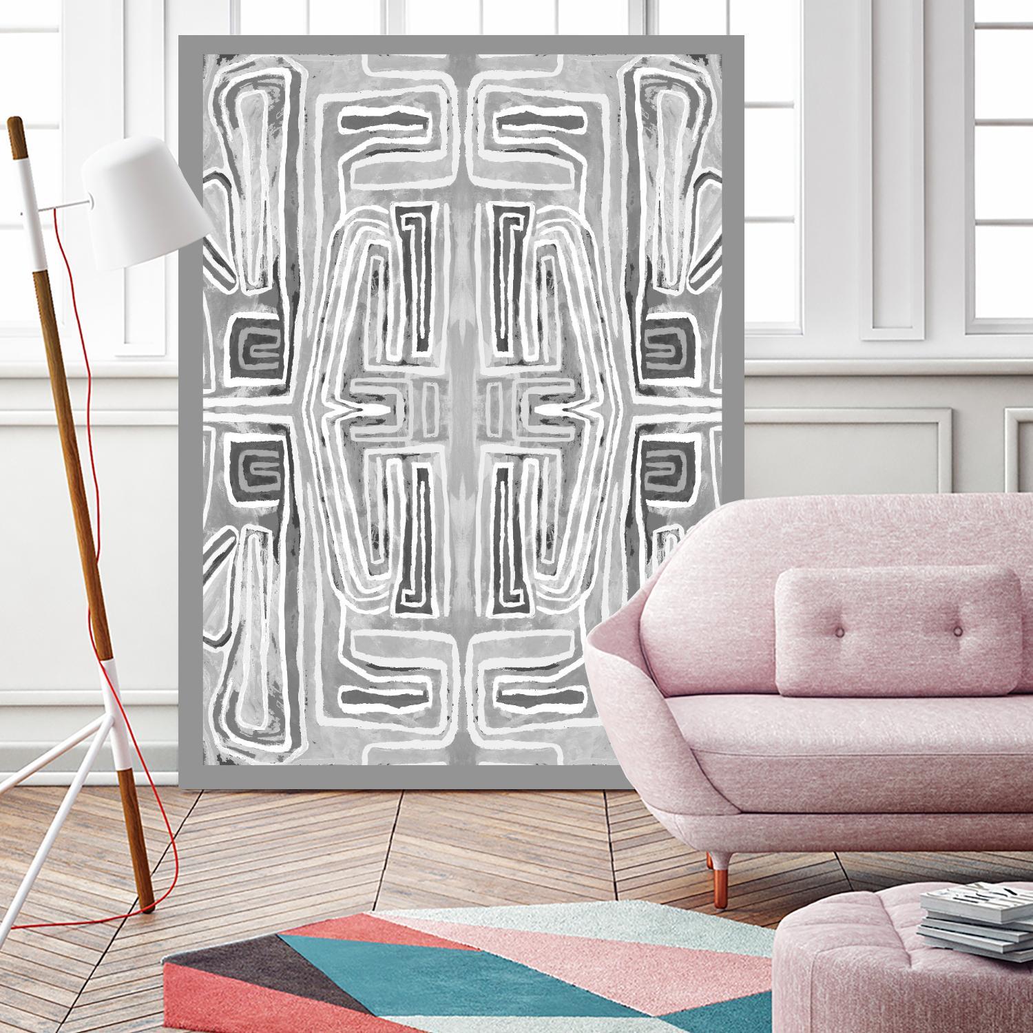 Dynasty-II by Lori Dubois on GIANT ART - white linear gray border