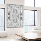 Dynasty-II by Lori Dubois on GIANT ART - white linear gray border