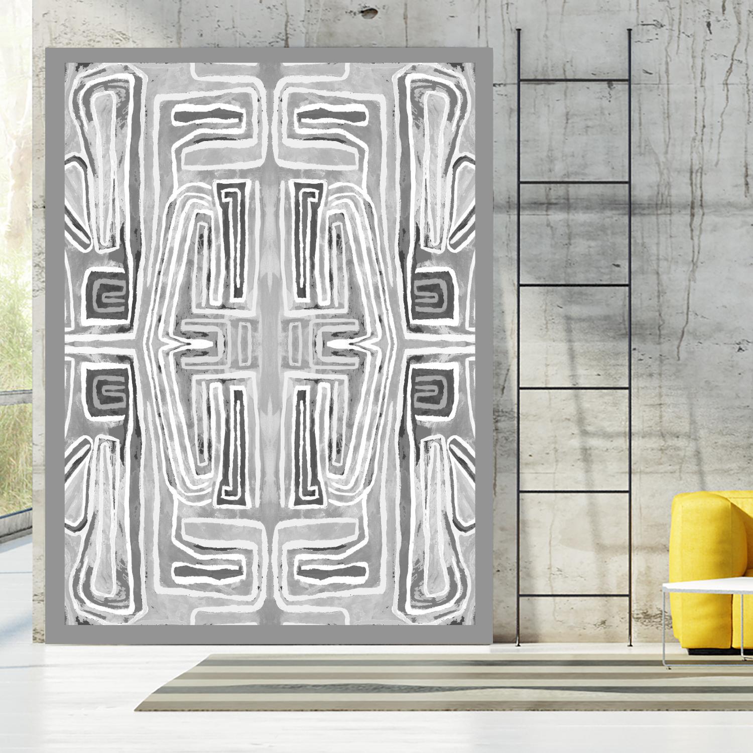 Dynasty-II by Lori Dubois on GIANT ART - white linear gray border