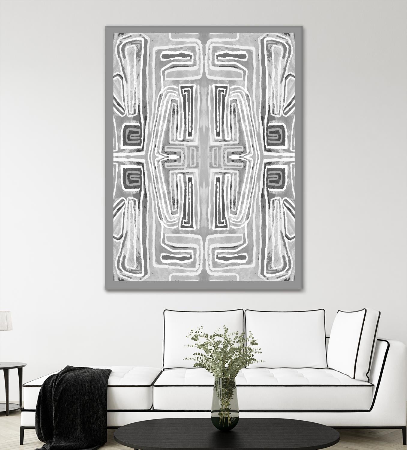 Dynasty-II by Lori Dubois on GIANT ART - white linear gray border