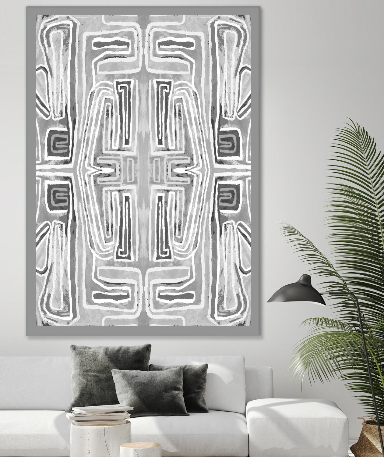 Dynasty-II by Lori Dubois on GIANT ART - white linear gray border
