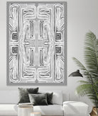 Dynasty-II by Lori Dubois on GIANT ART - white linear gray border