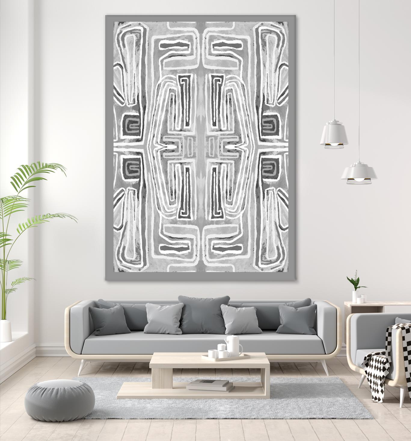 Dynasty-II by Lori Dubois on GIANT ART - white linear gray border