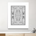 Dynasty-II by Lori Dubois on GIANT ART - white black & white gray border
