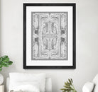 Dynasty-II by Lori Dubois on GIANT ART - white black & white gray border