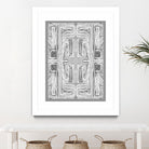 Dynasty-II by Lori Dubois on GIANT ART - white black & white gray border