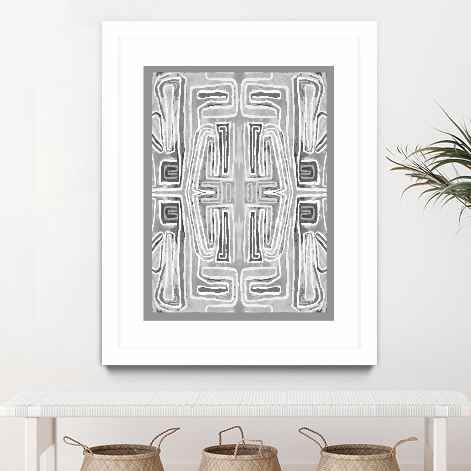 Dynasty-II by Lori Dubois on GIANT ART - white black & white gray border