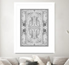 Dynasty-II by Lori Dubois on GIANT ART - white black & white gray border