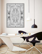Dynasty-II by Lori Dubois on GIANT ART - white black & white gray border
