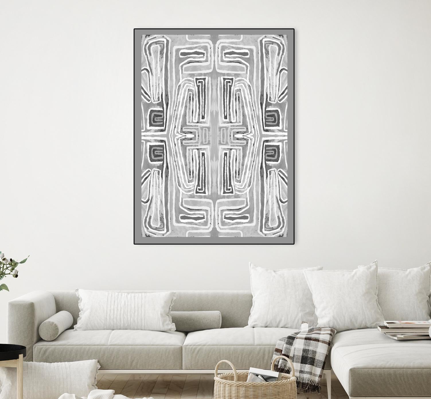 Dynasty-II by Lori Dubois on GIANT ART - white linear gray border