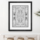 Dynasty-II by Lori Dubois on GIANT ART - white black & white gray border