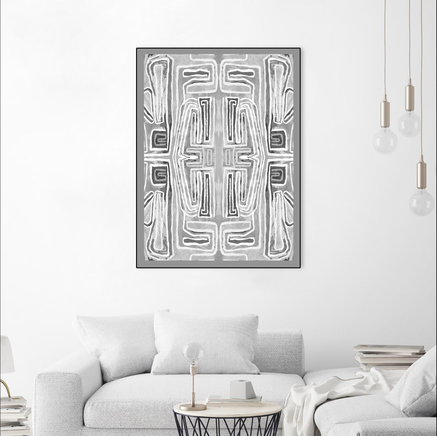 Dynasty-II by Lori Dubois on GIANT ART - white linear gray border