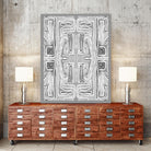 Dynasty-II by Lori Dubois on GIANT ART - white black & white gray border