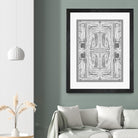 Dynasty-II by Lori Dubois on GIANT ART - white black & white gray border