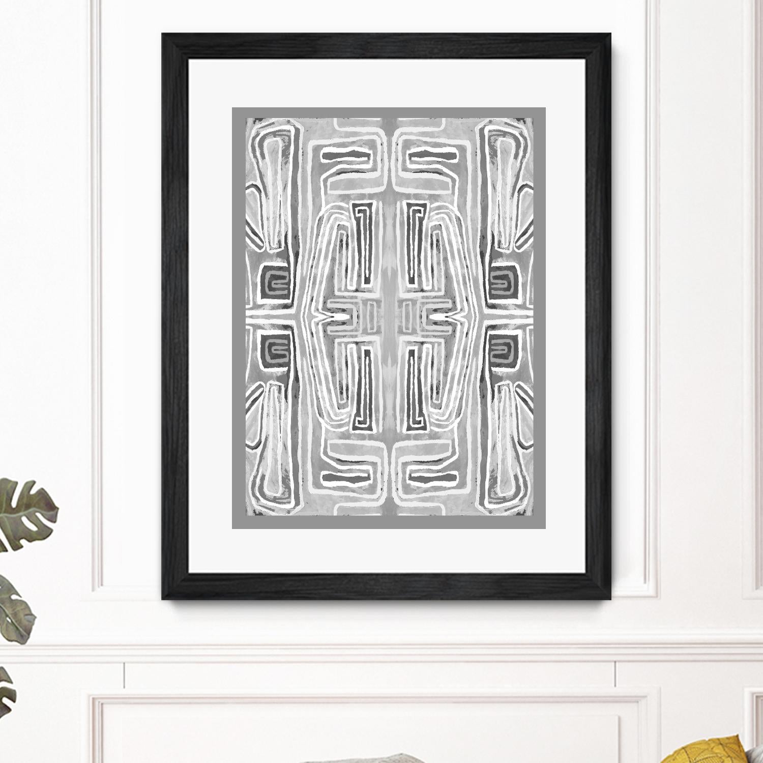 Dynasty-II by Lori Dubois on GIANT ART - white black & white gray border